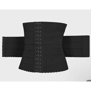 Shapecurve Women's Sports Segmented Waist Cincher Shapewear Black L Compression